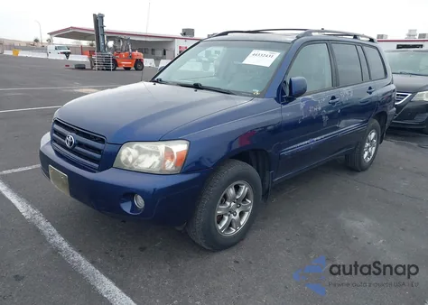 2005 Toyota Highlander V6 z USA, uszkodzony, nr VIN JTEEP21A350109656